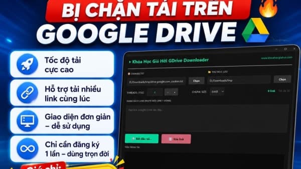 Tool Tải Video Drive Bị Chặn Tải