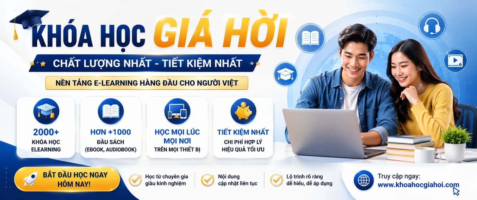 Kho tri thức 2000+ khóa học