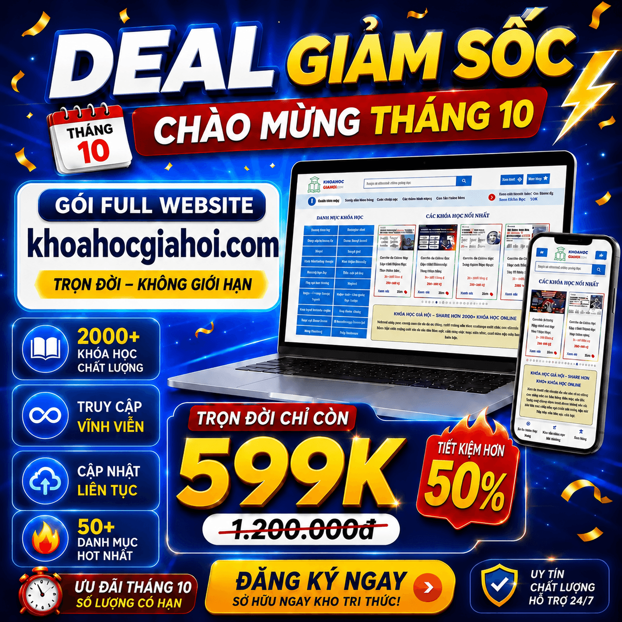 Kho tri thức 2000+ khóa học